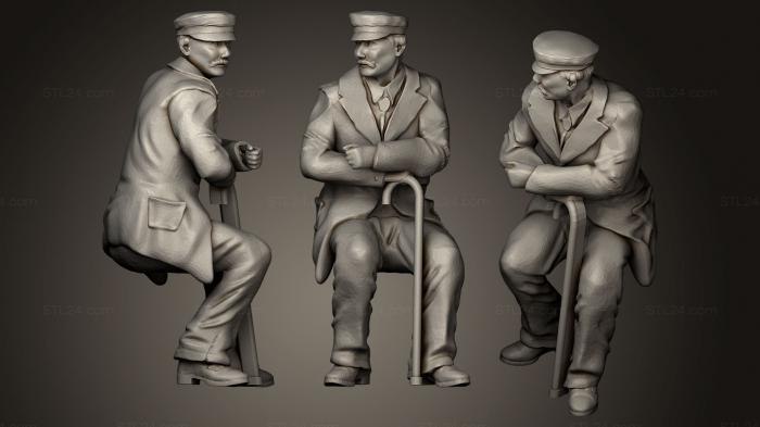 Military figurines (people1 2, STKW_0120) 3D models for cnc
